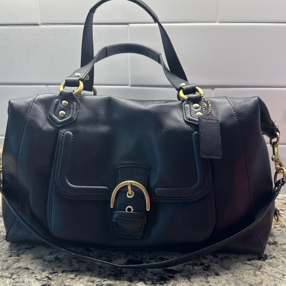 Black Coach Tote